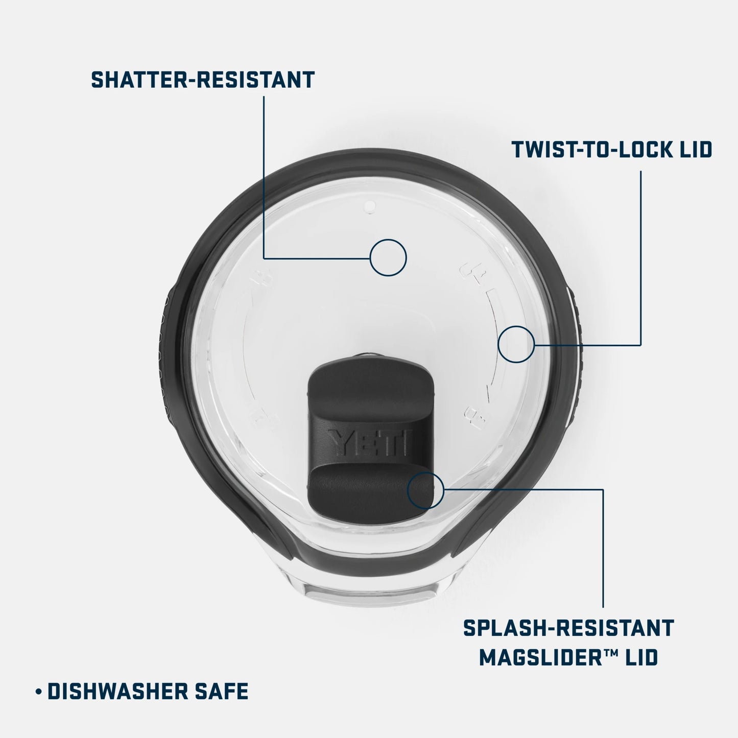 34 oz Twist-To-Lock MagSlider™ Pitcher Lid - US 7763