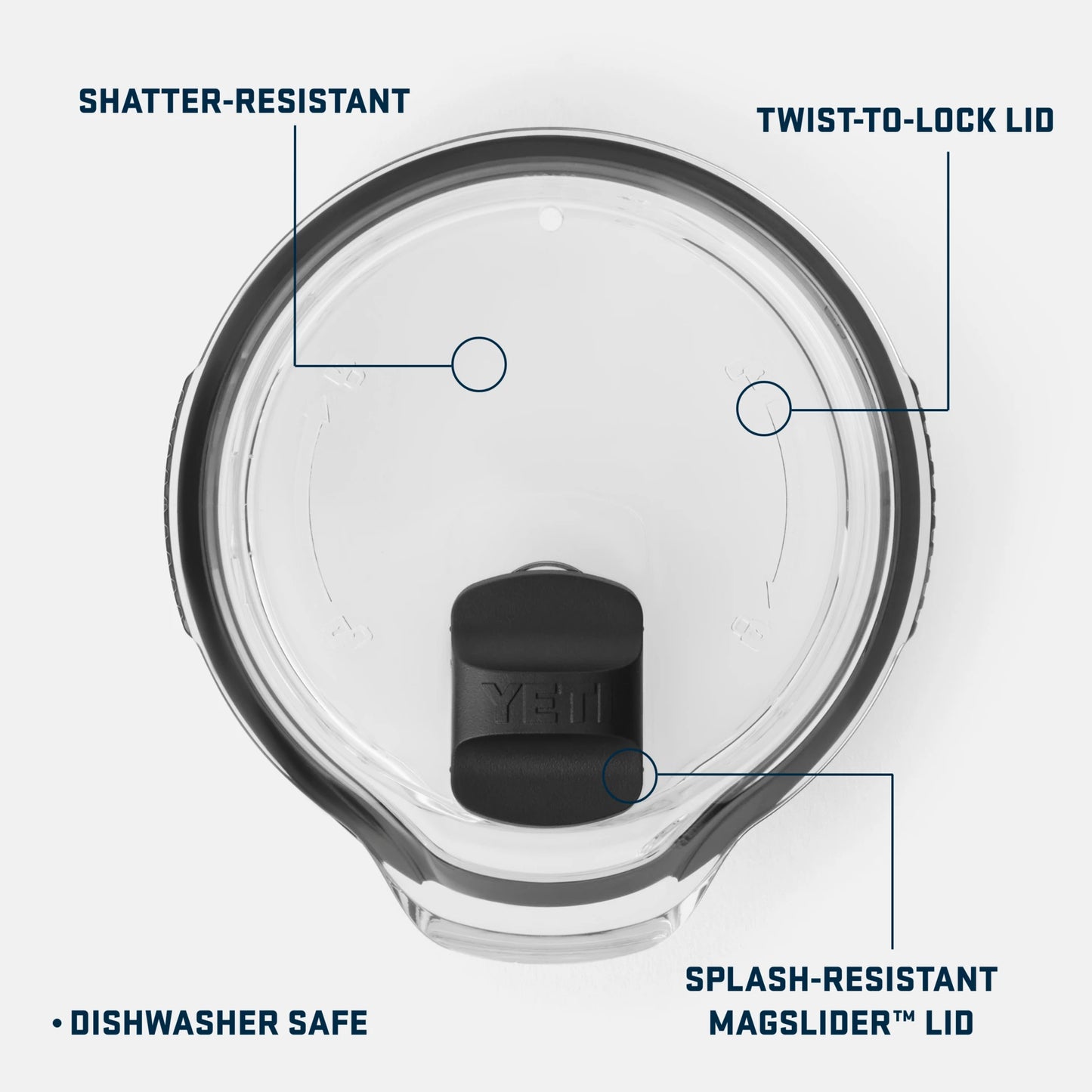 64 oz Twist-To-Lock MagSlider™ Pitcher Lid - US 6432
