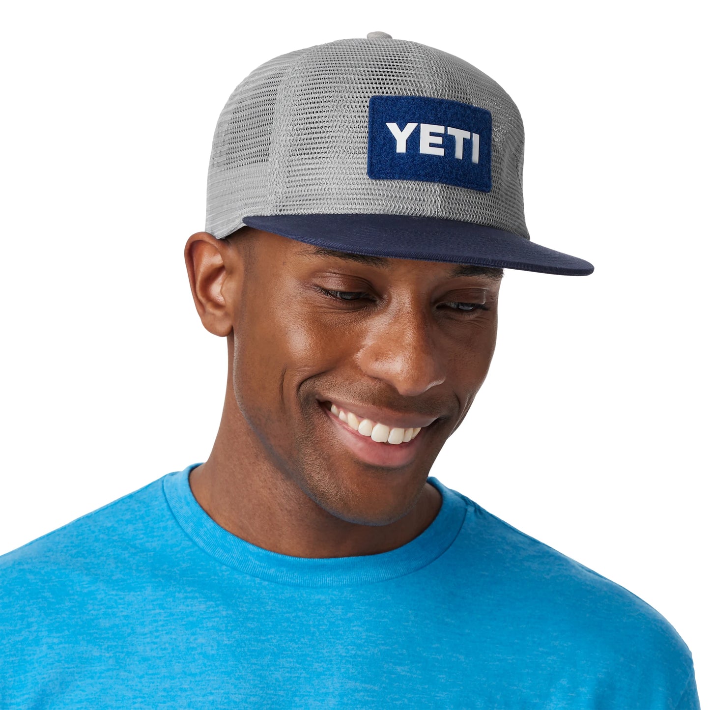 Flat Brim Mesh Hat - US 9868