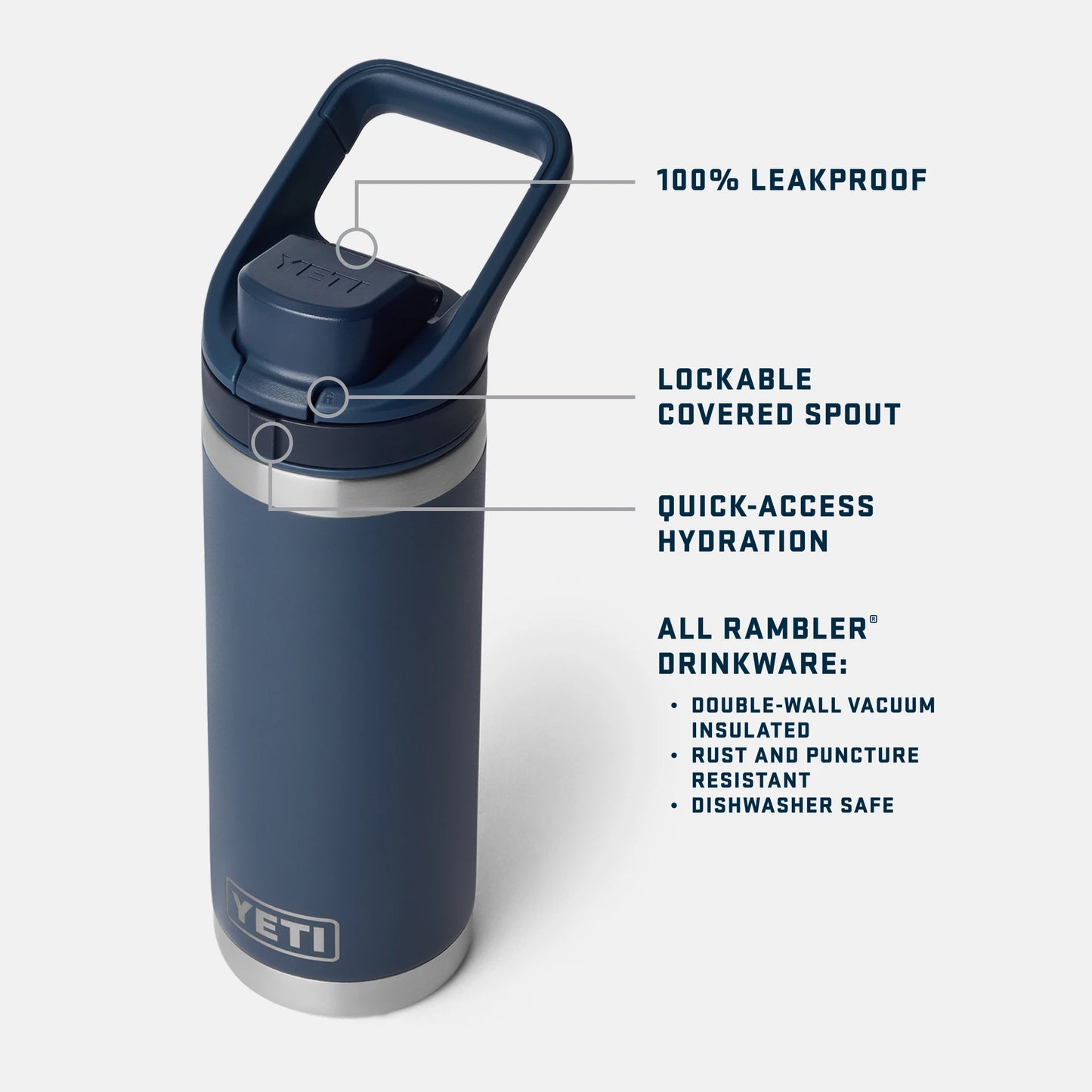 18 oz Water Bottle - US 6153