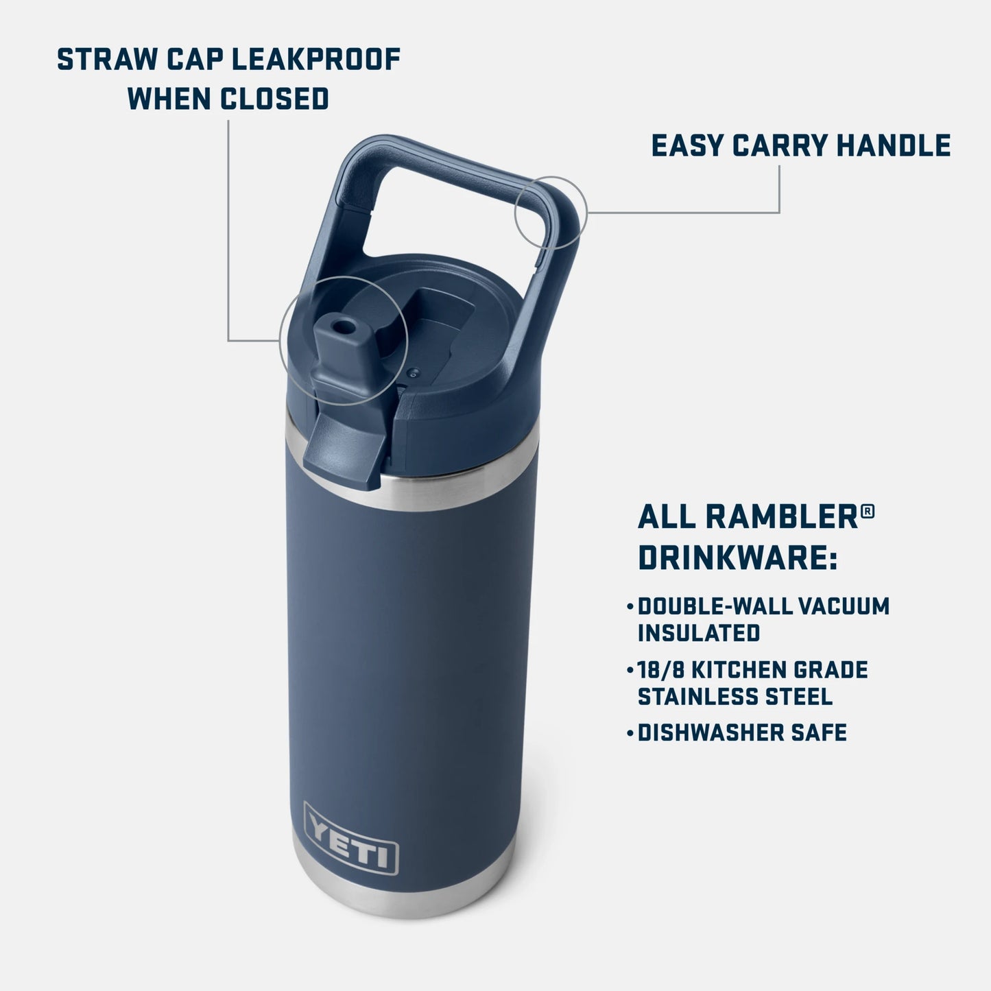18 oz Water Bottle - US 3264