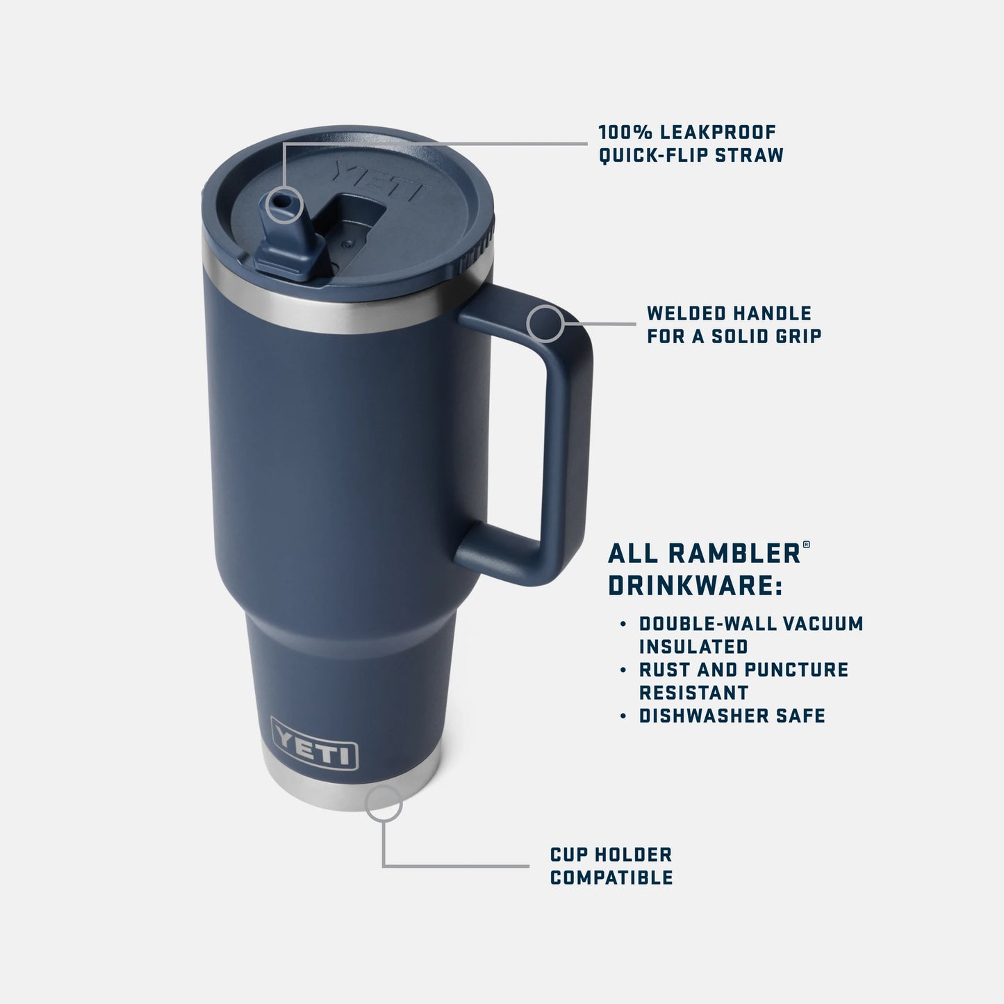 40 oz Travel Straw Mug - US 1807