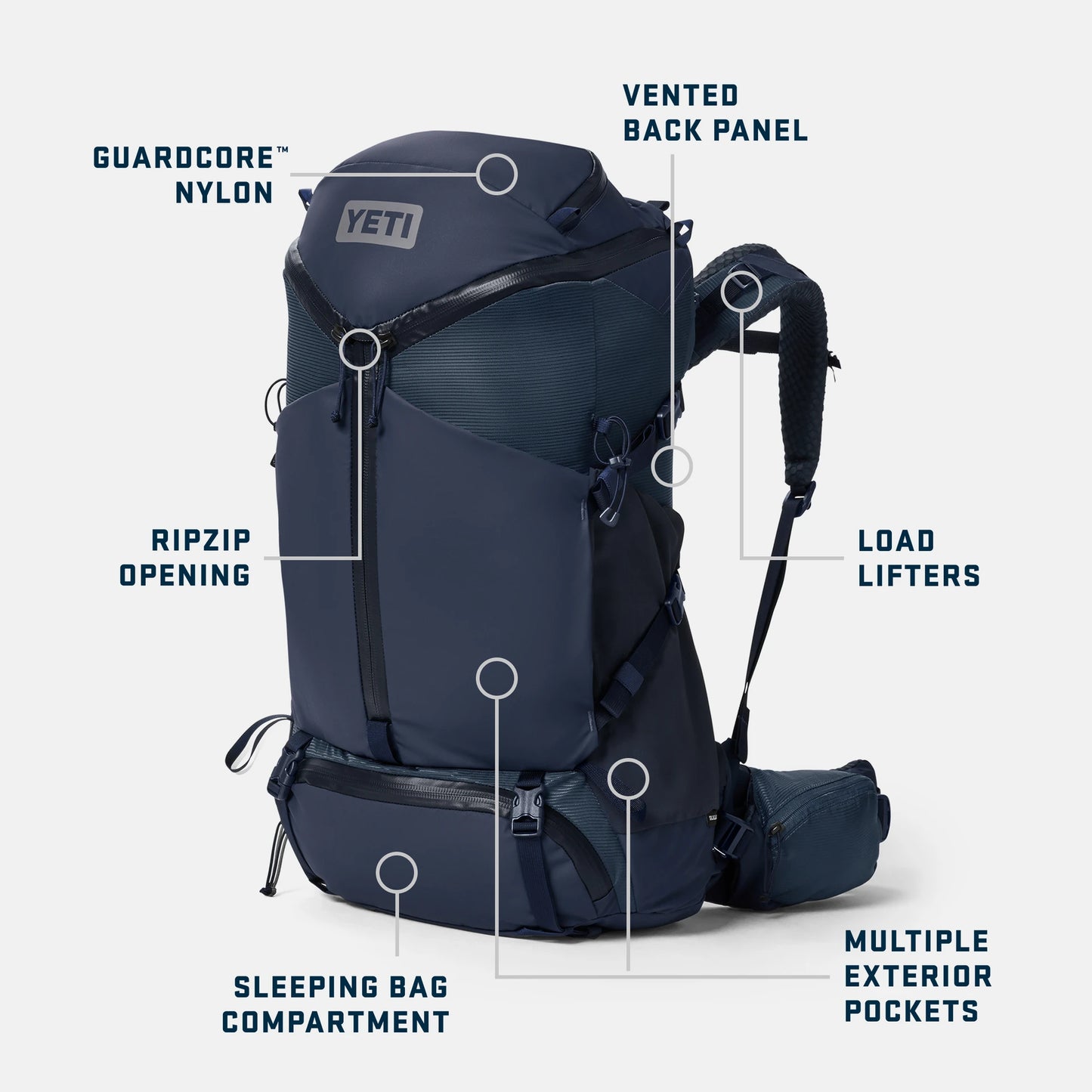 50L Men's Hiking Pack - US 6883