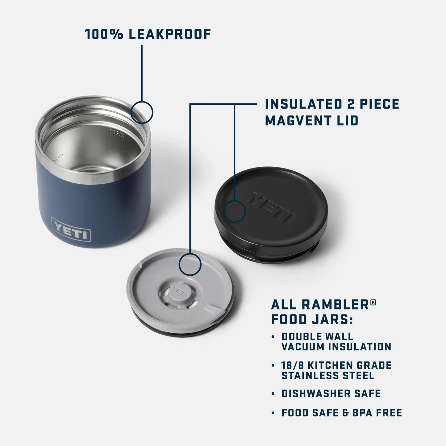 8 oz Insulated Food Jar - US 8263