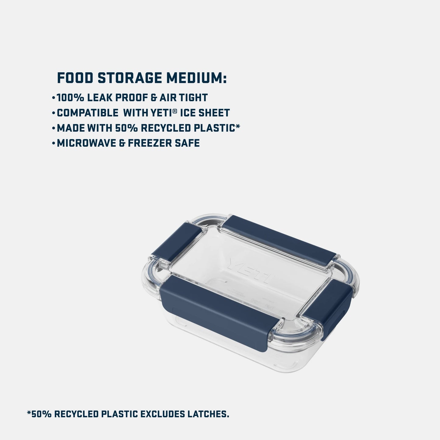 Medium Plastic Food Storage - US 6598