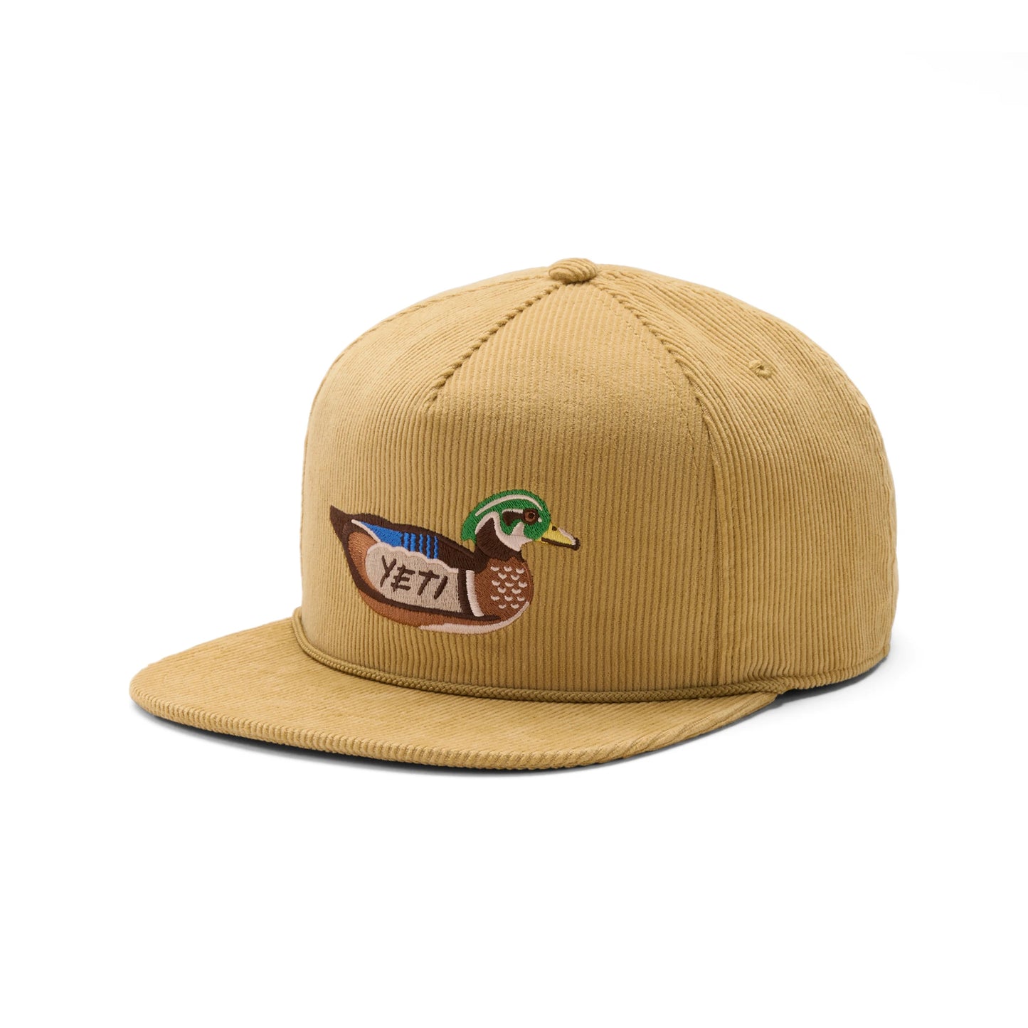 Corduroy Flat Brim Rope Hat - US 7664