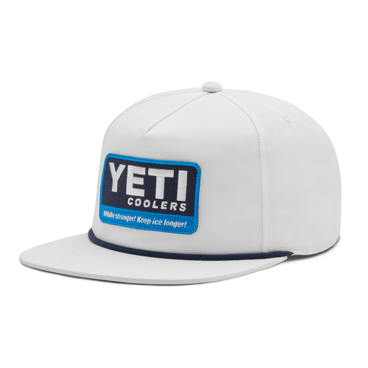 YETI Coolers Wildly Stronger Flat Brim Rope Hat