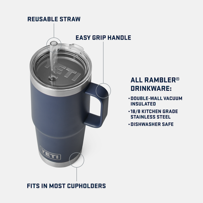 Rambler 25 oz (739 ml) Straw Mug