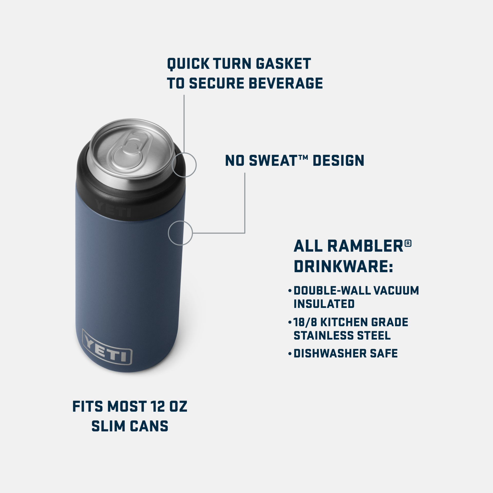 Rambler 250 ML Colster Can Insulator